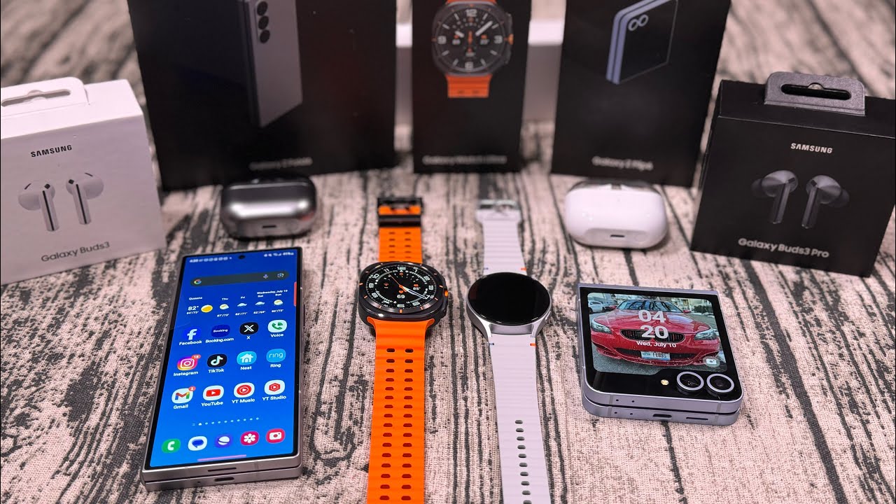 Samsung Galaxy Z Fold 6 / Z Flip 6 / Watch Ultra / Watch 7 / Buds 3 / Buds 3 Pro – First Look